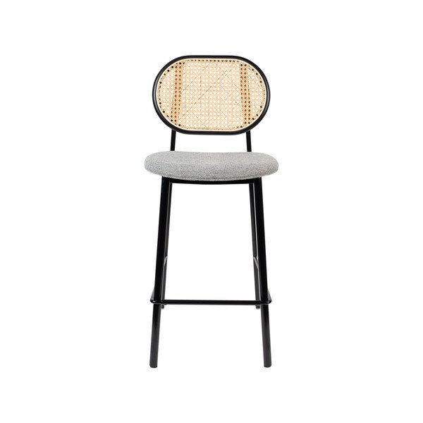 Melns/gaiši pelēks bāra krēsls 94 cm Spike – Zuiver-image-3