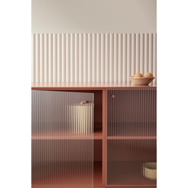 Ķieģeļu sarkana vitrīna 91x111 cm Edge by Hammel – Hammel Furniture-image-3