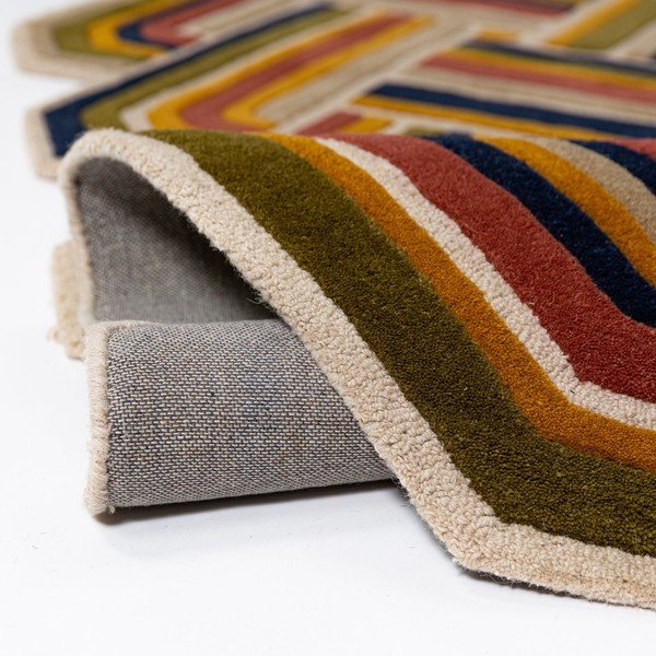 Ar rokām darināts vilnas paklājs 140x200 cm Lattice Shaped  – Flair Rugs-image-2