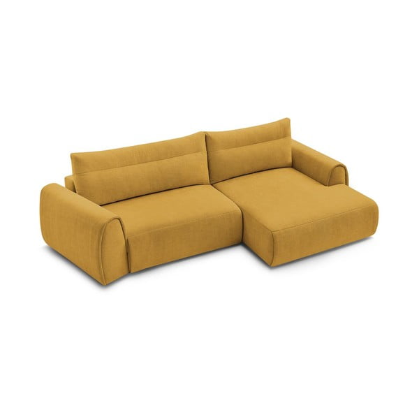 Okera dzeltens stūra dīvāns Aden – Bobochic Paris-image-4