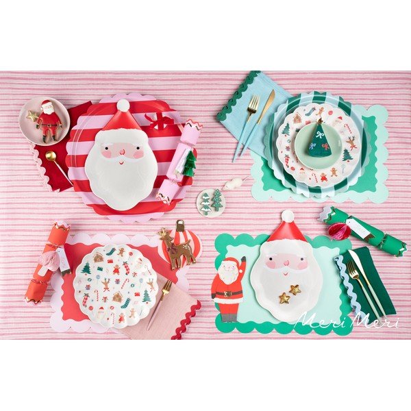 Papīra galda paliktņi (8 gab.) 41x30 cm Christmas – Meri Meri-image-1