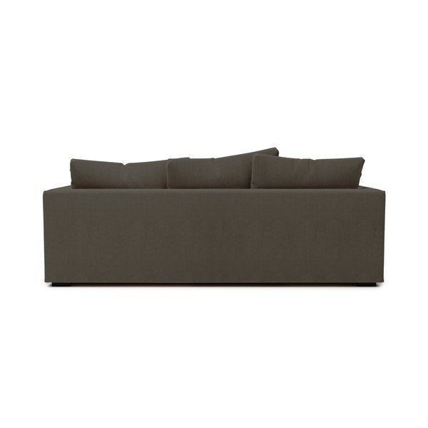 Tumši pelēks velveta dīvāns 220 cm Comfy – Scandic-image-2