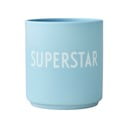 Zila porcelāna krūze Design Letters Superstar, 300 ml