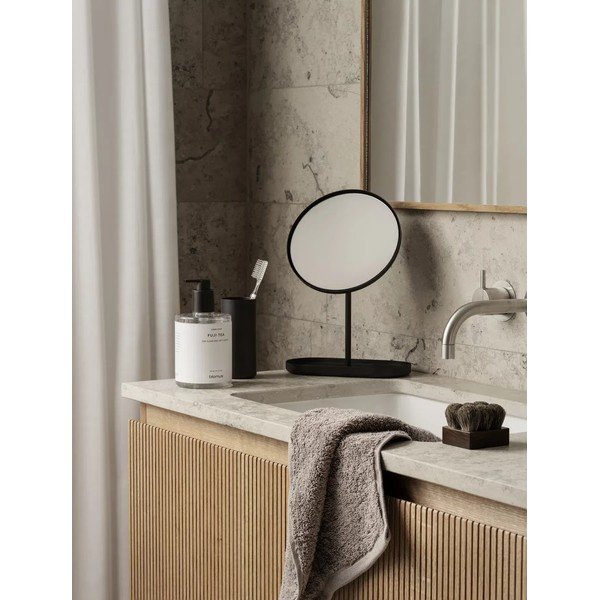 Pelēki frotē dvieļi (2 gab.) no organiskās kokvilnas  30x50 cm Riva – Blomus-image-2