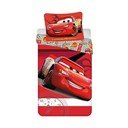 Sarkana vienguļamā kokvilnas bērnu gultas veļa 140x200 cm Cars "Legend" – Jerry Fabrics
