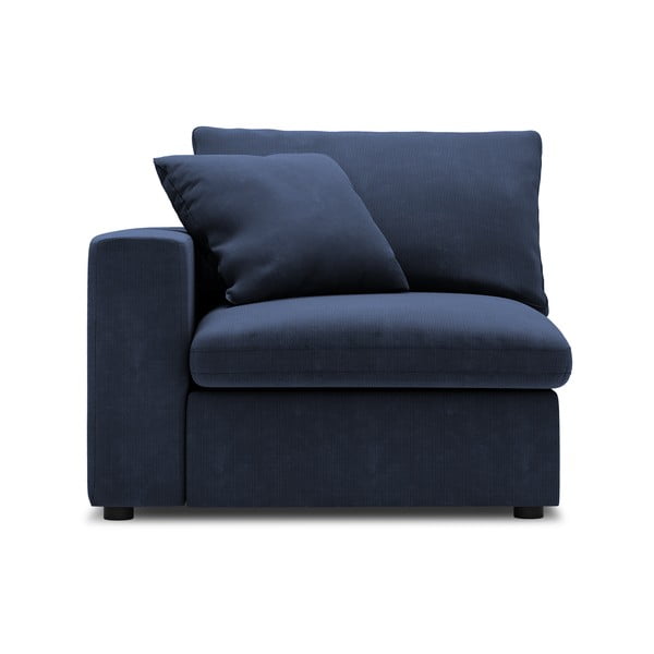 Tumši zila modulārā dīvāna stūra daļa Windsor & Co Sofas Galaxy, kreisais stūris