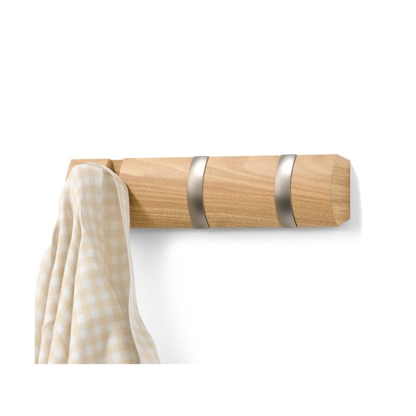 Dabīga toņa papeles masīvkoka sienas pakaramais Flip – Umbra-image-2