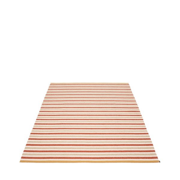 Ķieģeļu sarkans/krēmkrāsas iekštelpu un āra paklājs 140x200 cm Teo Brick – Pappelina