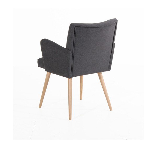 Antracīta pelēks krēsls Max Winzer Albert-image-3
