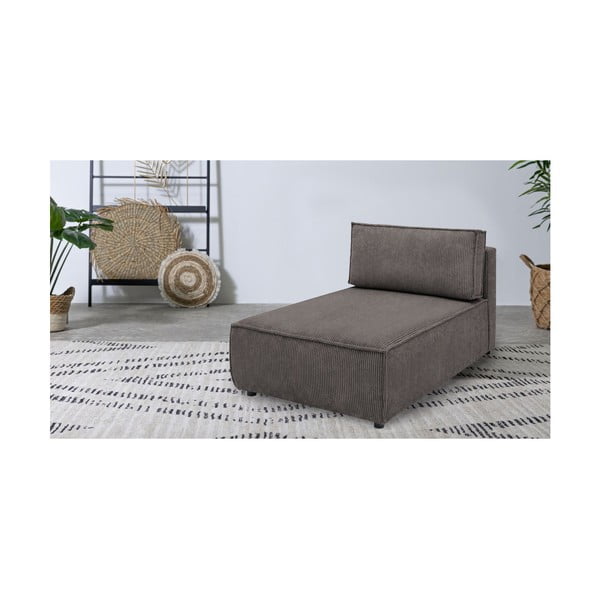 Gaiši brūns velveta modulārais dīvāns (ar maināmu stūri) Nihad modular – Bobochic Paris-image-1