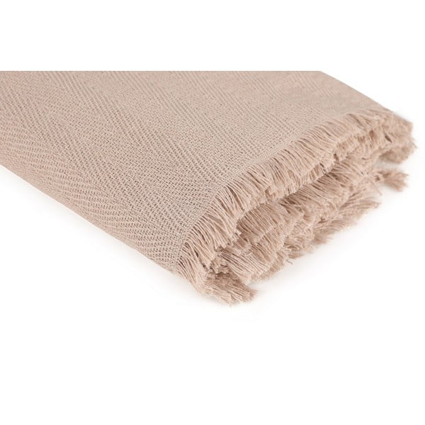 Brūns gultas pārklājs no pārstrādātas kokvilnas 170x205 cm Merlin – Mijolnir-image-3