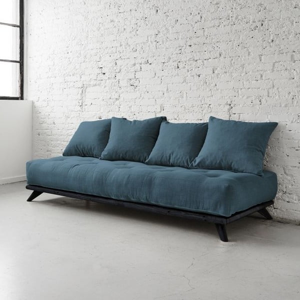 Dīvāns Senza Black/Deep Blue