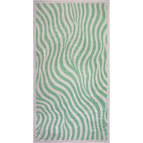 Zaļš mazgājams paklājs 120x180 cm Green Zebra – Vitaus
