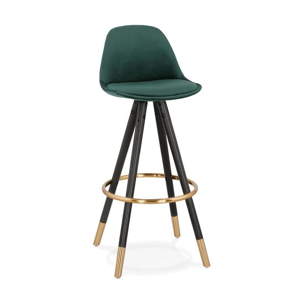 Tumši zaļš bāra krēsls Kokoon Carry, sēdekļa augstums 75 cm
