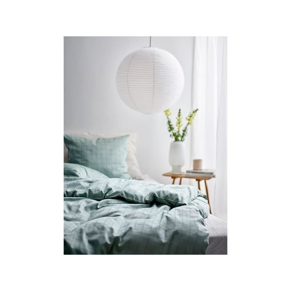 Gaiši zaļa damasta gultas veļa 140x200 cm Clear – Södahl-image-3