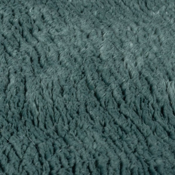 Zaļganzila sintētiska kažokāda 200x290 cm Faroe Wool Look Fur – Flair Rugs-image-3