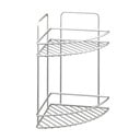 Sienas stūra vannas istabas plaukts ar diviem stāviem Metaltex Refl