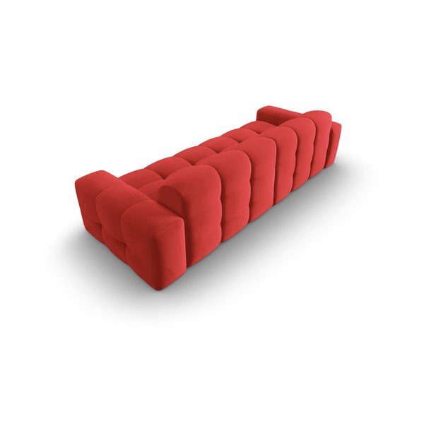 Sarkans samta dīvāns 255 cm Kendal – Micadoni Home-image-4