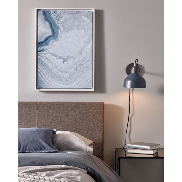 Zaļganzila sienas lampa Olimpia – Kave Home-image-1