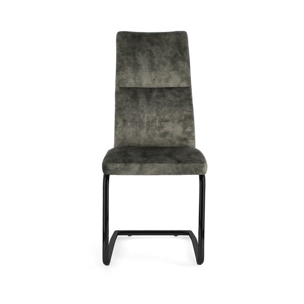 Zaļš polsterēts pusdienu krēsls Thelma – Bizzotto-image-2