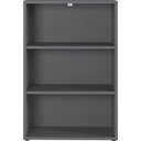 Antracīta pelēks grāmatplaukts 80x120 cm Agenda – Germania