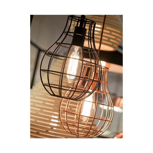 Melna piekaramā lampa ar metāla abažūru ø 20 cm Pittsburgh – it's about RoMi-image-4