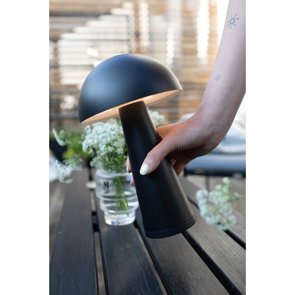 Melna LED galda lampa (augstums 26,5 cm) Fungi – Markslöjd-image-2