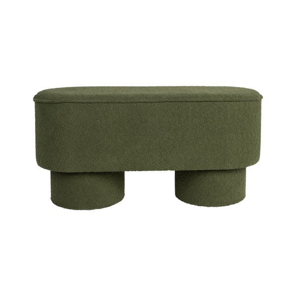 Zaļš sols no buklē auduma Marcos – White Label