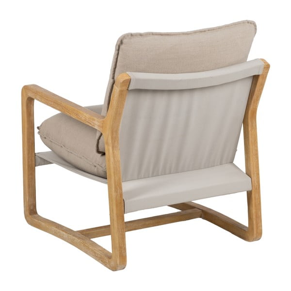 Bēšs/dabīga toņa atpūtas krēsls – Ixia-image-3