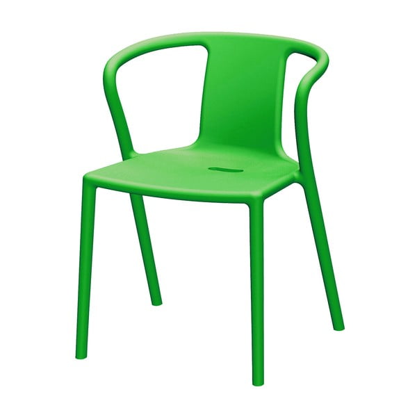 Zaļš ēdamistabas krēsls ar atzveltnēm Magis Air