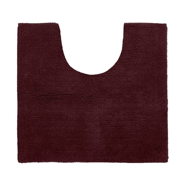 Bordo sarkans vannas istabas paklājs 50x45 cm Riva – Tiseco Home Studio
