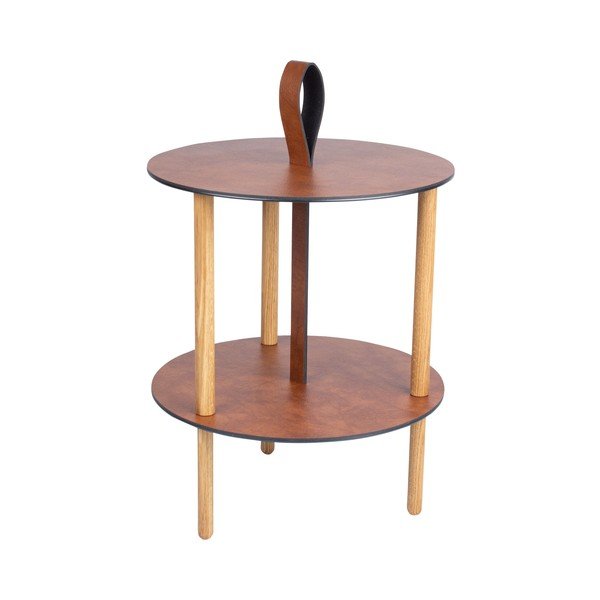 Apaļš sānu galdiņš ø 38 cm Strap S Bull – LIND DNA