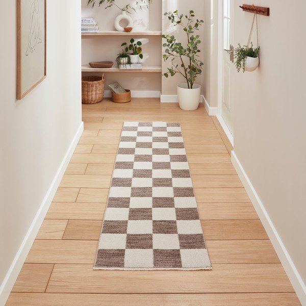 Pelēks celiņa paklājs 60x230 cm Baltimore – Think Rugs-image-1