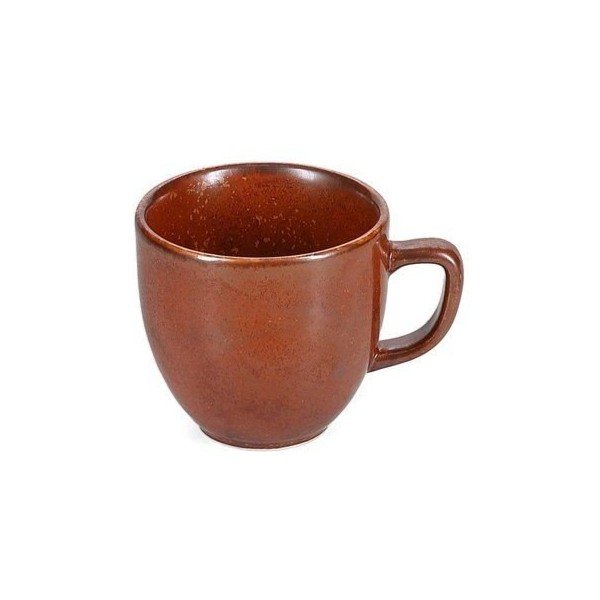 Brūna kapučīno porcelāna tasīte 200 ml Ovio – BonBistro-image-2