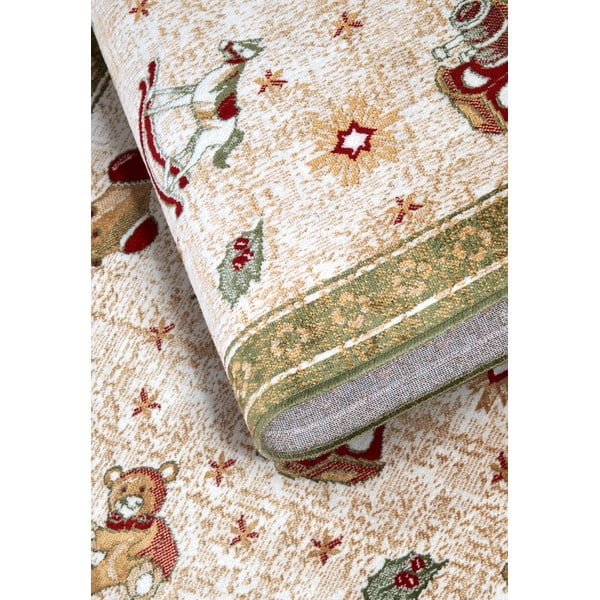 Zaļš celiņa paklājs ar Ziemassvētku motīvu no kokvilnas maisījuma 80x200 cm Toy's Delight Green Christmas – Villeroy&Boch-image-4