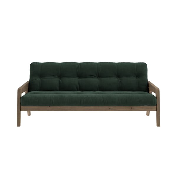 Zaļš velveta dīvāns 204 cm Grab – Karup Design