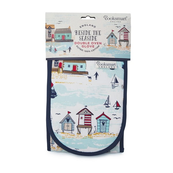 Dubultie kokvilnas cimdi Cooksmart ® Beside the Seaside-image-2
