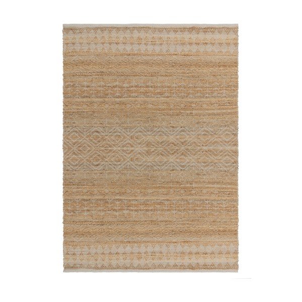Dabīga toņa ar rokām darināts paklājs no džutas maisījuma 160x230 cm Asher Natural – Asiatic Carpets