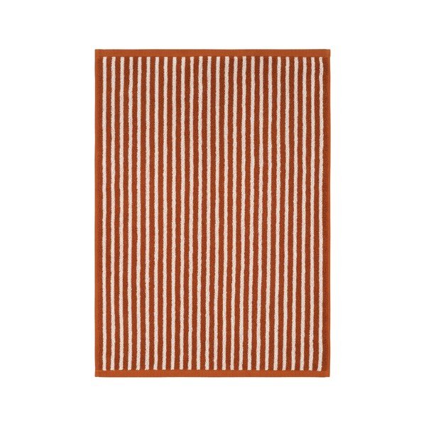 Konjakbrūns/krēmkrāsas kokvilnas dvielis 50x70 cm Dixie – Jotex