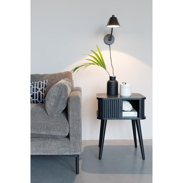 Melns naktsskapītis ar oškoka imitāciju Barbier – Zuiver-image-1