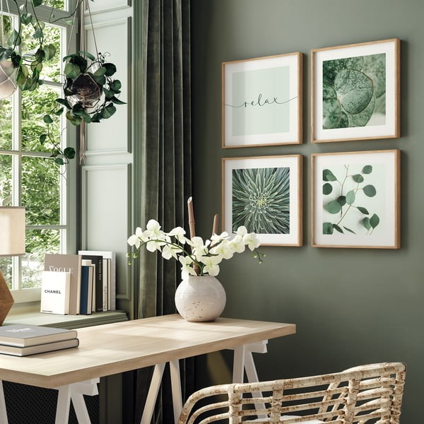 Gleznas (4 gab.) 30x30 cm Relax – knor-image-1