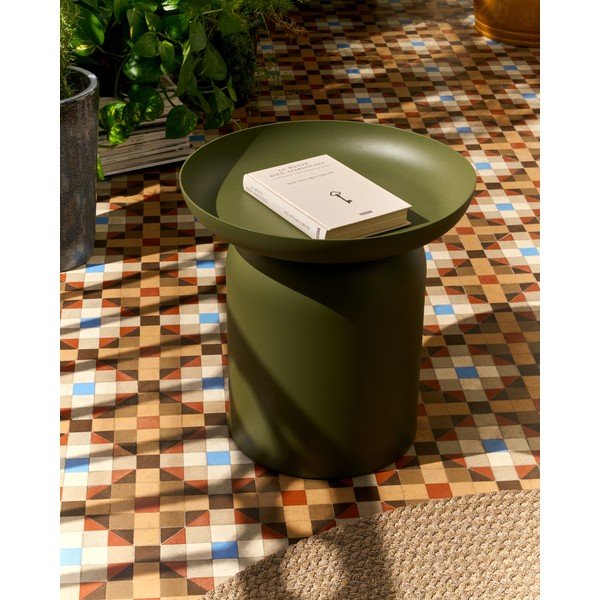 Metāla apaļš dārza galdiņš ø 45 cm Arcola – Kave Home-image-4