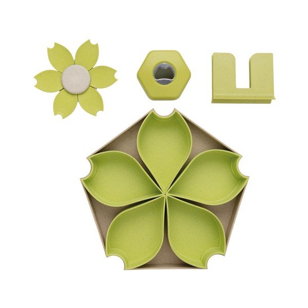 Zaļš 4 daļu servēšanas komplekts XD Design Collection