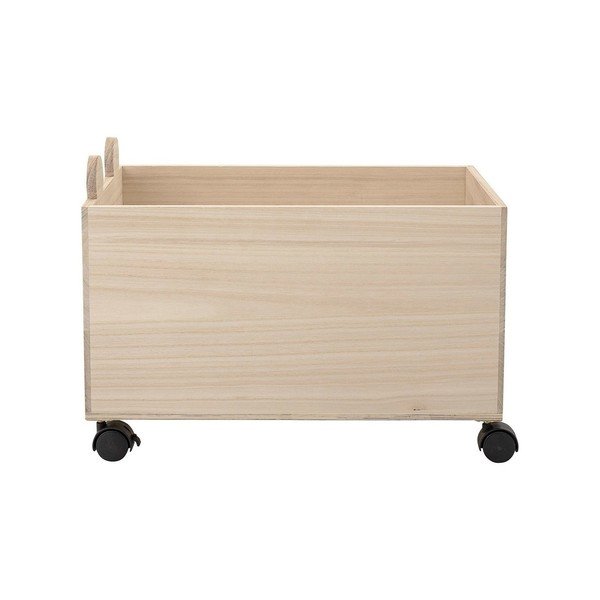 Koka uzglabāšanas kaste uz riteņiem bērniem Elene – Bloomingville Mini-image-2