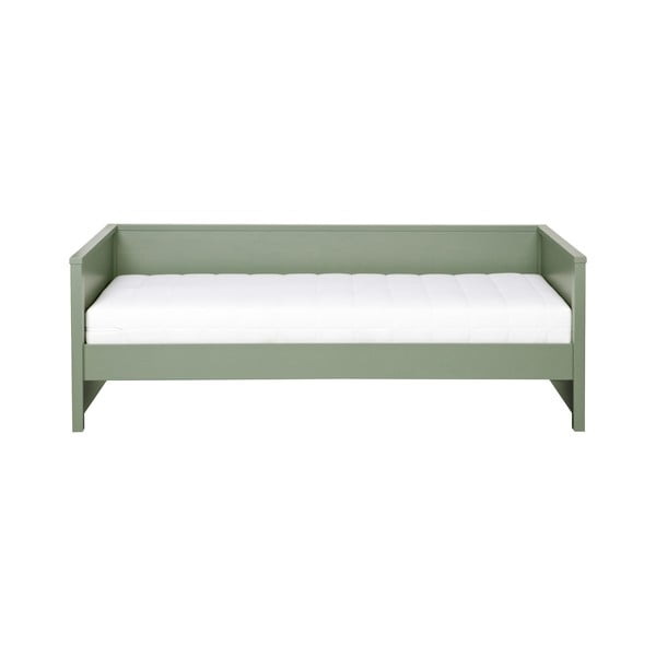 Zaļa vienvietīga gulta 90x200 cm Nikki – WOOOD