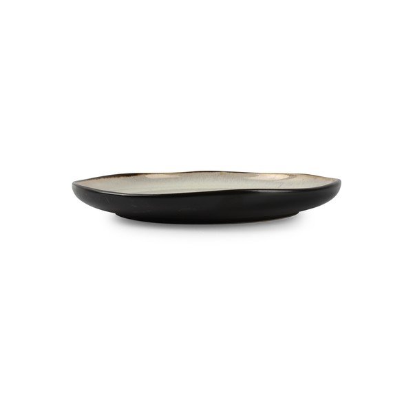 Melns/bēšs deserta akmensmasas šķīvis ø 21,5 cm Lunar – Salt&Pepper-image-3