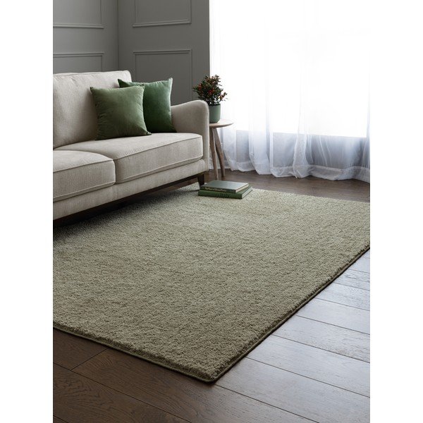 Zaļš mazgājams paklājs 120x170 cm Super Snug – Asiatic Carpets-image-1
