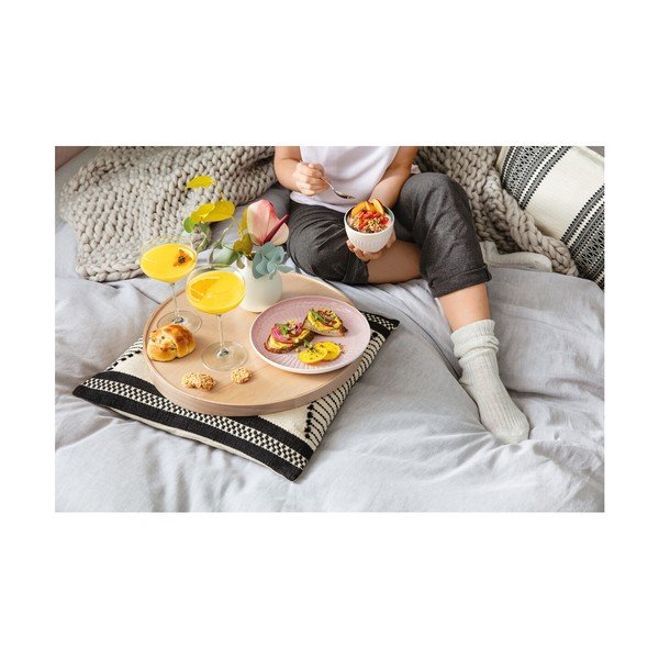 Balts ar rozā porcelāna šķīvis Villeroy & Boch Blossom, ⌀ 24 cm-image-3