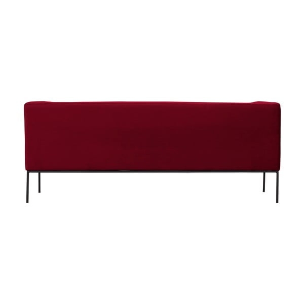 Sarkans samta dīvāns Windsor & Co Sofas Neptune, 195 cm-image-4