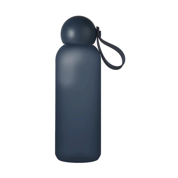Tumši zila pārstrādātas plastmasas pudele ceļojumiem 650 ml Tom – Sagaform